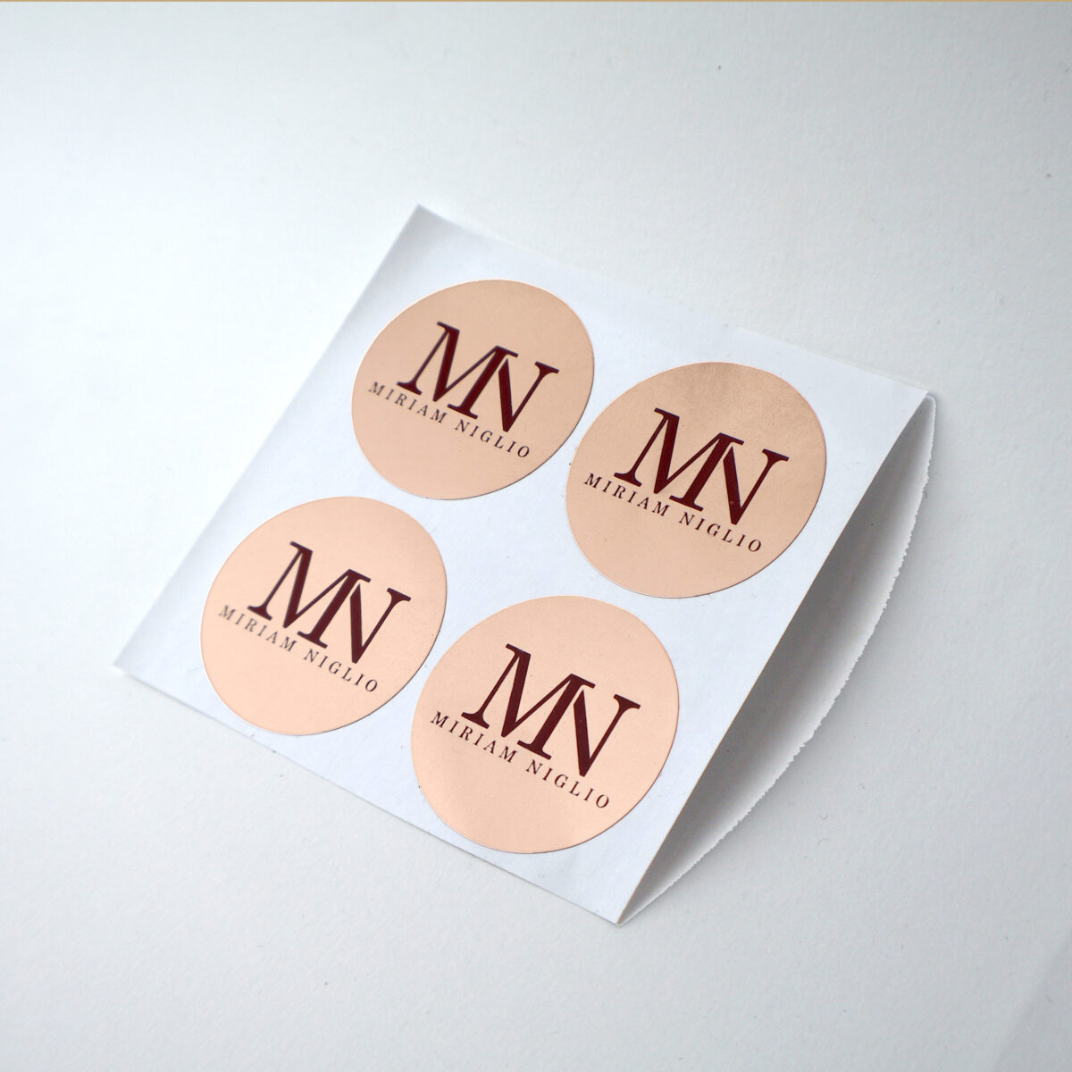 bollino Bollino chiudi pacco Rose Gold - immagine 1